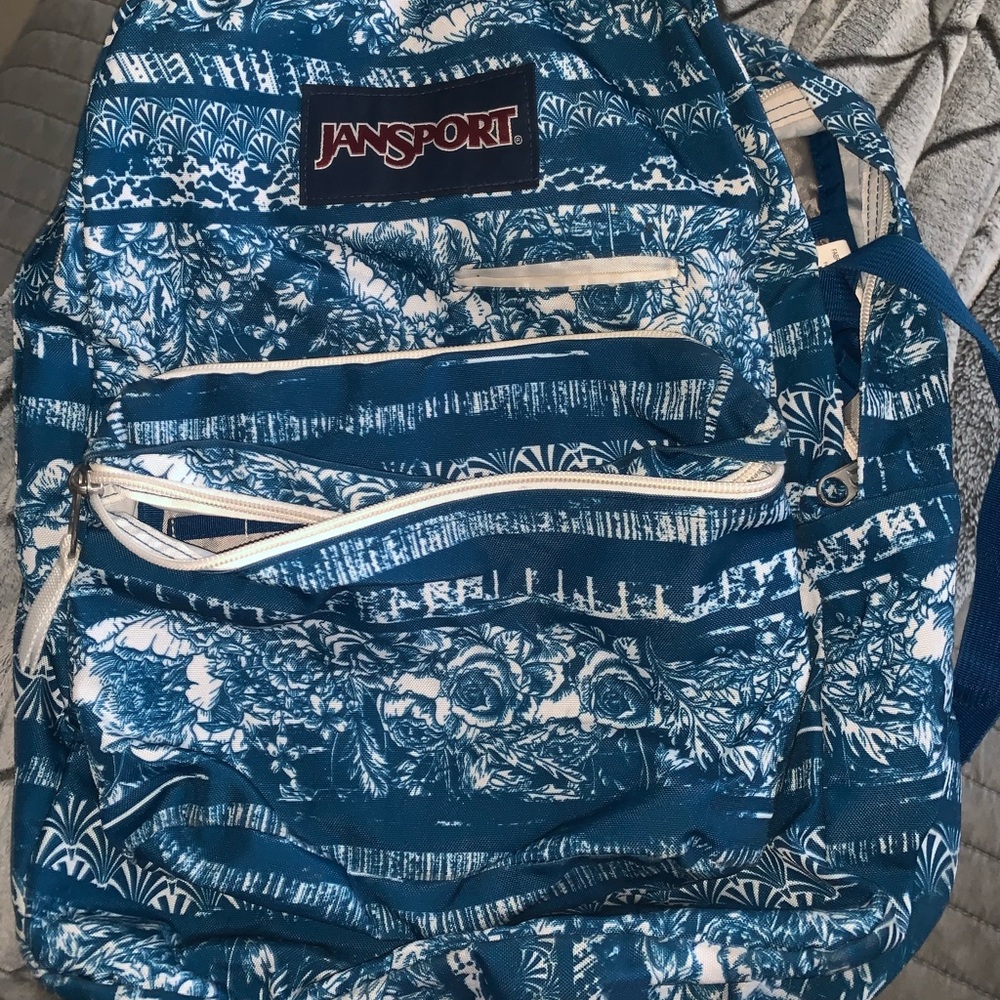 Jansport Blue Tech Bookbag